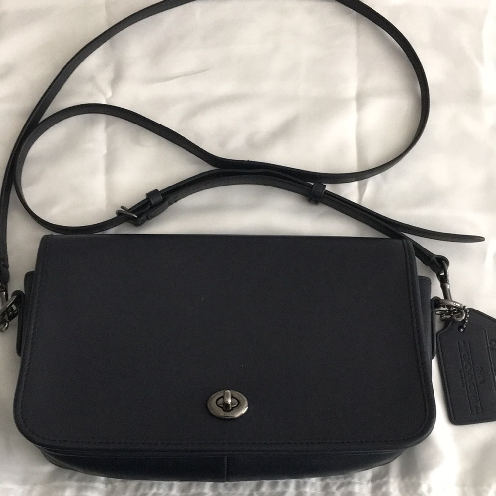 Coach, Navy Crossbody Bag